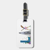 Bagage label | LOS ANGELES, CA (LAX) (Voorkant verticaal)