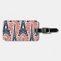 Bagage label met leren riem