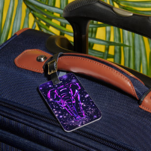 Bagage label met olifant