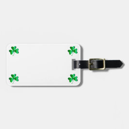 Bagage-Label met Shamrock Design Bagagelabel