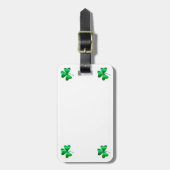 Bagage-Label met Shamrock Design Bagagelabel (Voorkant verticaal)