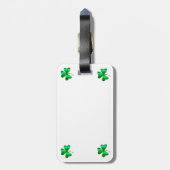 Bagage-Label met Shamrock Design Bagagelabel (Achterkant verticaal)