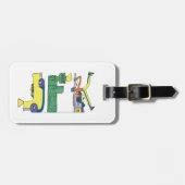 Bagage label | NEW YORK, NY (JFK) (Voorkant horizontaal)