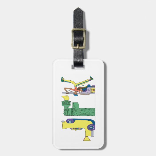 Bagage label | NEW YORK, NY (JFK) (Voorkant verticaal)