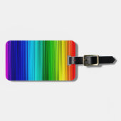 Bagage label/Regenboog Bagagelabel (Voorkant horizontaal)