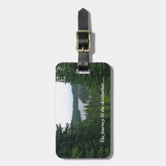 Bagage label: Reis Bagagelabel (Voorkant verticaal)