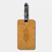Bagage label tandartspraktijk (Achterkant verticaal)
