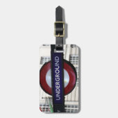 Bagage Label Underground (Voorkant verticaal)