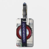 Bagage Label Underground (Achterkant verticaal)