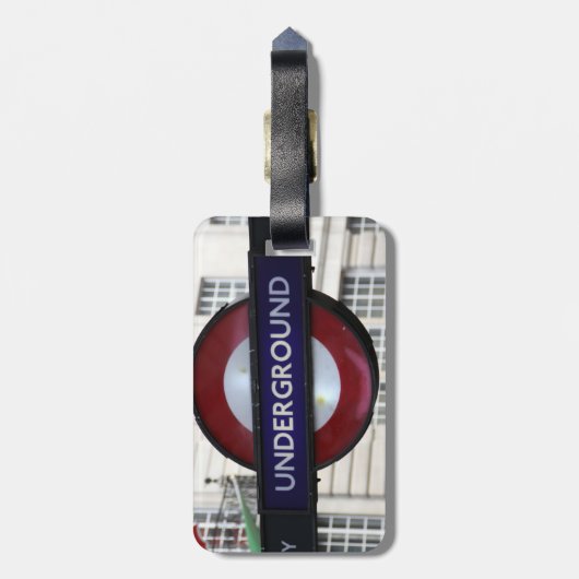Bagage Label Underground (Achterkant verticaal)