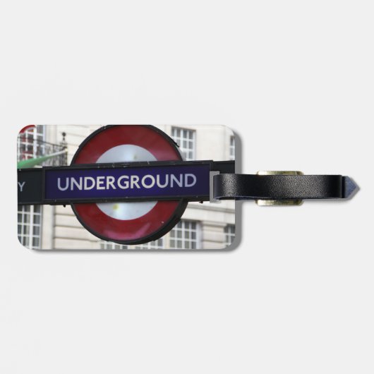 Bagage Label Underground (Achterkant horizontaal)
