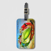 Bagage Label Vakanties (Voorkant (verticaal))