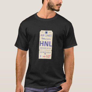 Bagage Label voor Daniel K Inouye Airport H T-shirt