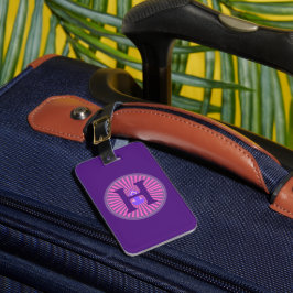 Bagage Label Yoga Zen - Gepersonaliseerd - Initiaa