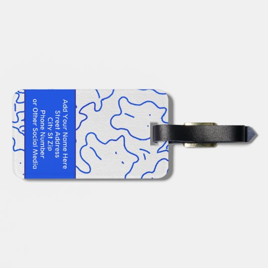 Bagage Labels (Achterkant horizontaal)