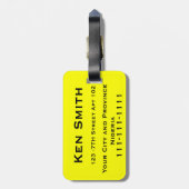 Bagage Labels Nigeria (Achterkant verticaal)