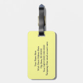 Bagage labels Ontwerper unieke cadeaus Reizen Zome (Achterkant verticaal)