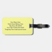 Bagage labels Ontwerper unieke cadeaus Reizen Zome (Achterkant horizontaal)