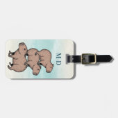 Bagage labels voor capybara's (Voorkant horizontaal)