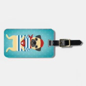 Bagage labels voor Pugs (Voorkant horizontaal)