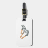 Bagage labels voor tuingereedschap (Voorkant verticaal)