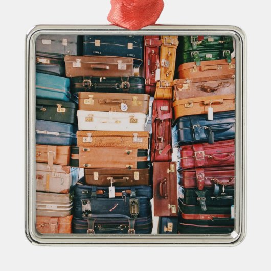  bagage metalen ornament (Voorkant)