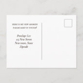  bagage Oude Foto Bewegende Aankondiging Briefkaart (Achterkant)