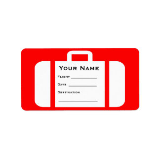 Bagage Reclaim Koffer Label