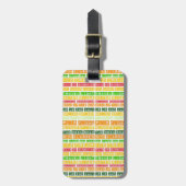 Bagage Reis Citaten Label Bagagelabel (Voorkant verticaal)