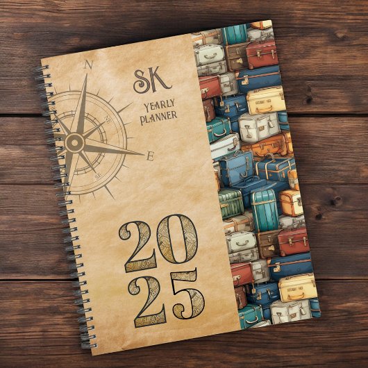 Bagage Reizen Thema Hardcover Spiraal Planner