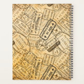 Bagage Reizen Thema Hardcover Spiraal Planner (Achterkant)