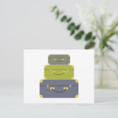 Bagage Stack Briefkaart (Staand voorkant)