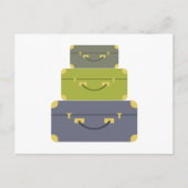 Bagage Stack Briefkaart (Voorkant)