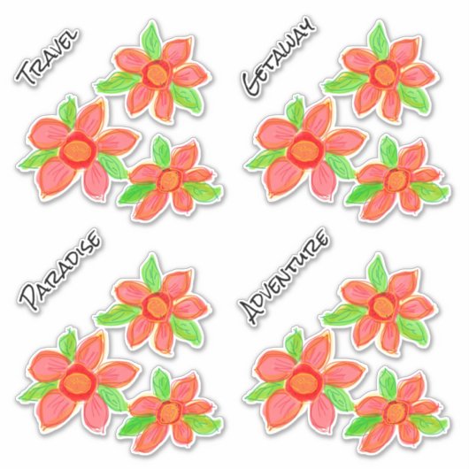 Bagage stickers (Voorkant)