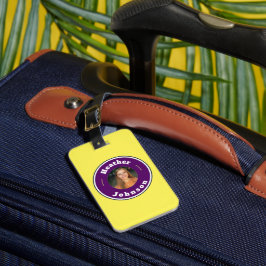 Bagage T - Aangepast Gepersonaliseerd (naam & foto Bagagelabel