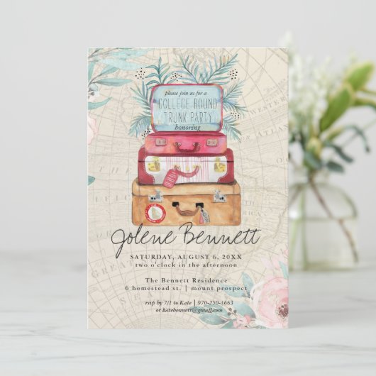  bagage | Trunk Party Afstuderen (Staand voorkant)