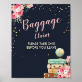 Bagage uit Sign Travel douche Miss to Mrs. Poster