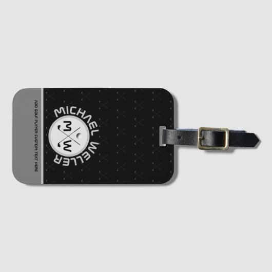 bagage van golfspelers bagagelabel (Voorkant (horizontaal))