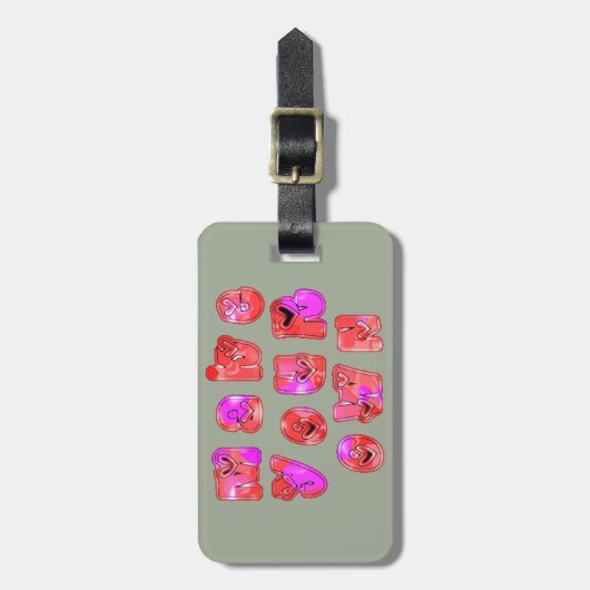 Bagagelabel (Voorkant verticaal)