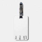 bagagelabel (Achterkant verticaal)