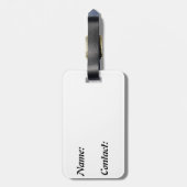 bagagelabel (Achterkant verticaal)