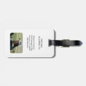 Bagagelabel (Achterkant horizontaal)