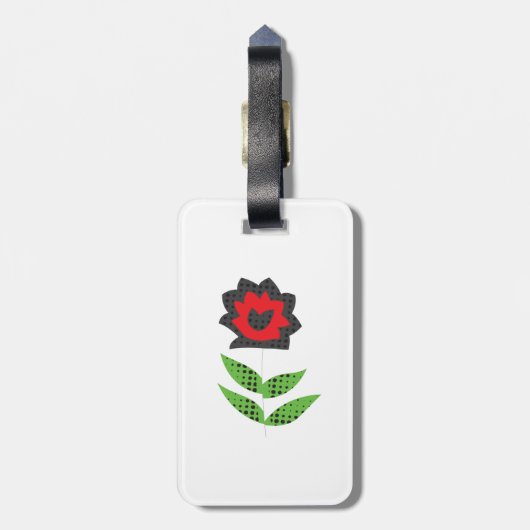 Bagagelabel (Achterkant verticaal)