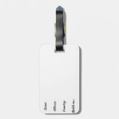 Bagagelabel (Achterkant verticaal)