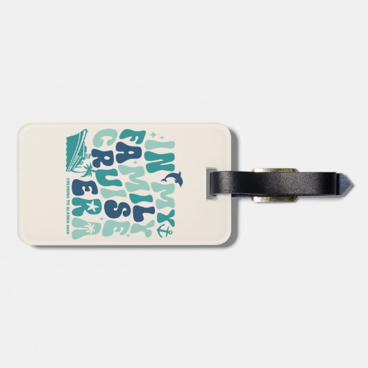 Bagagelabel (Achterkant horizontaal)