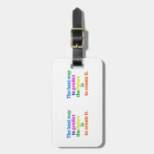 Bagagelabel (Voorkant verticaal)