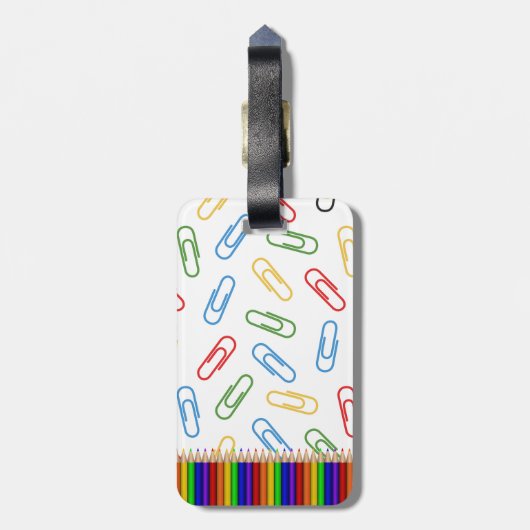 Bagagelabel (Achterkant verticaal)