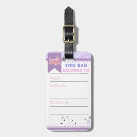 Bagagelabel (Voorkant verticaal)