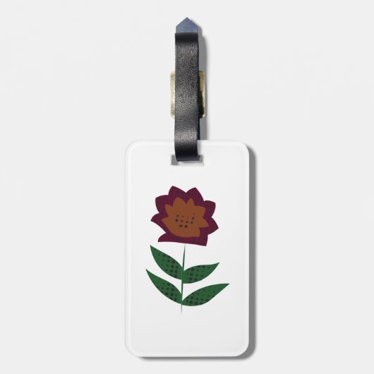 Bagagelabel (Achterkant verticaal)