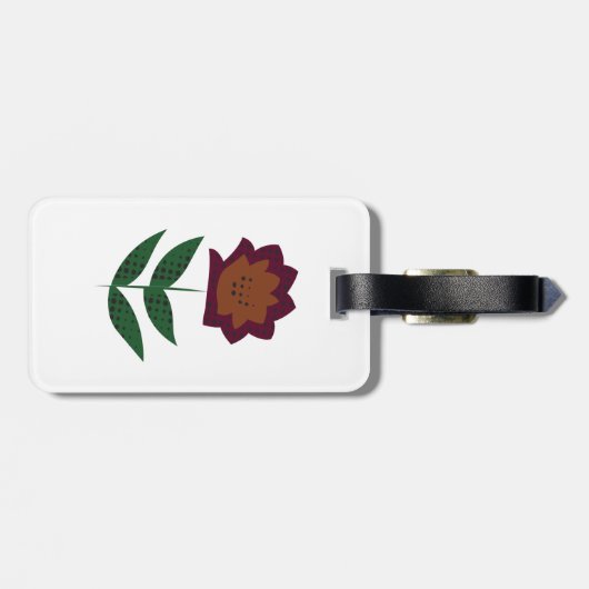 Bagagelabel (Achterkant horizontaal)